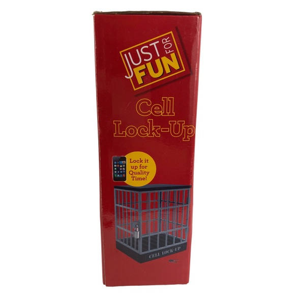 Cell Phone Lock-Up Cage Jail Holds 6 Cell Phones For Fun/Quality Time/Punishment - Picture 4 of 6